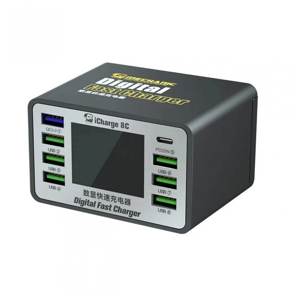 Mechanic 8c Dijital FastCharger 8Li Port Mechanic 8c Dijital FastCharger 8Li Port