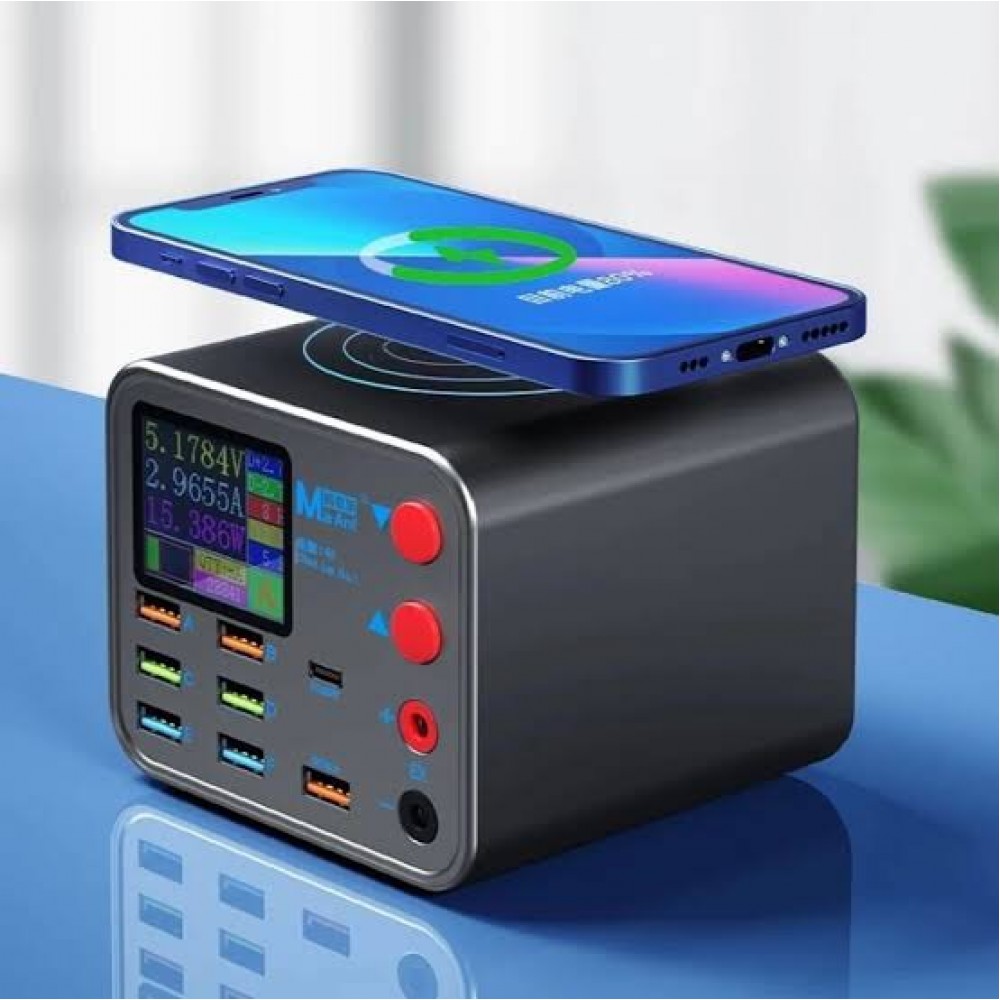 Maant Dianba No1 8-Port PD + QC3.0 Akıllı Hızlı Kablosuz Şarj Ve Power Supply