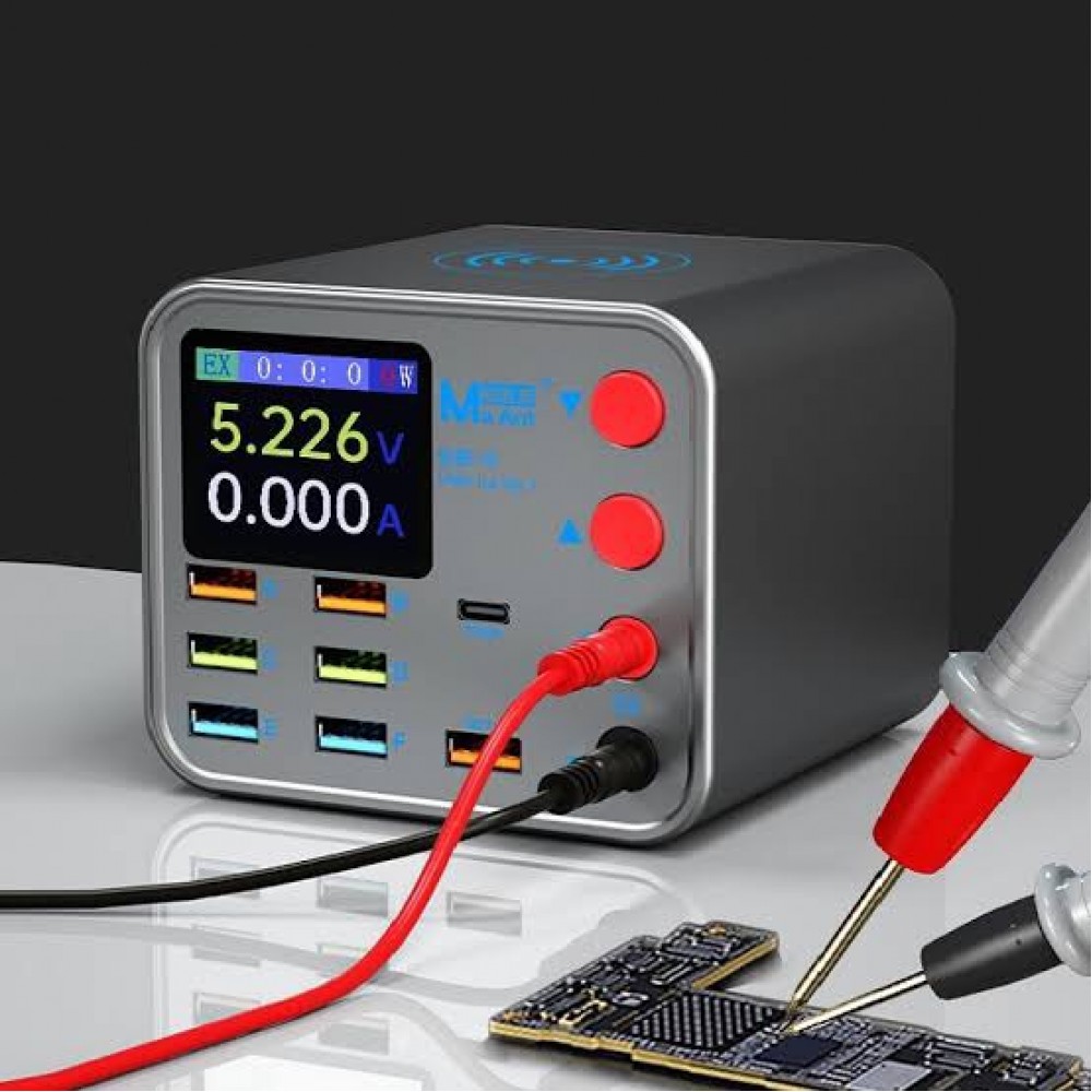 Maant Dianba No1 8-Port PD + QC3.0 Akıllı Hızlı Kablosuz Şarj Ve Power Supply Maant Dianba No1 8-Port PD + QC3.0 Akıllı Hızlı Kablosuz Şarj Ve Power Supply